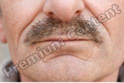 Mouth Head Man Slim Overweight Bearded Street photo references